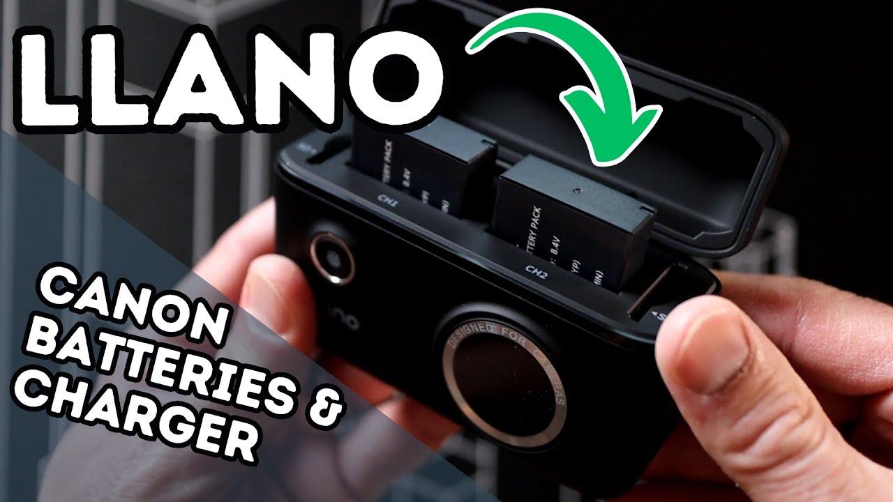 LLANO 2-Pack LP-E12 Batteries & Charger