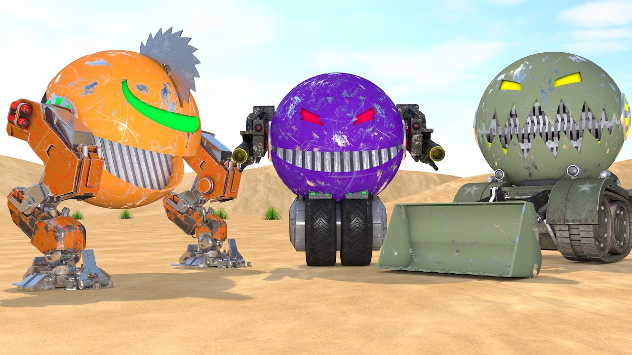 PACMAN 3D Character & Machine Motion Experiments | Cinema 4D Simulation