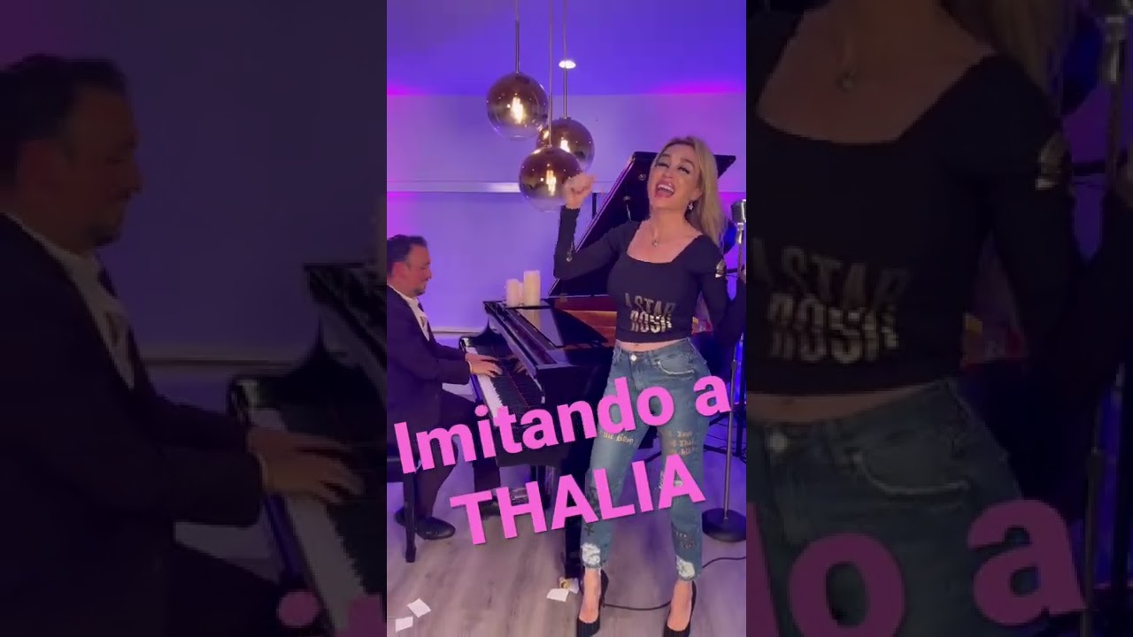 Fatima Florez Imitando a Thalia!!!! IMPERDIBLE