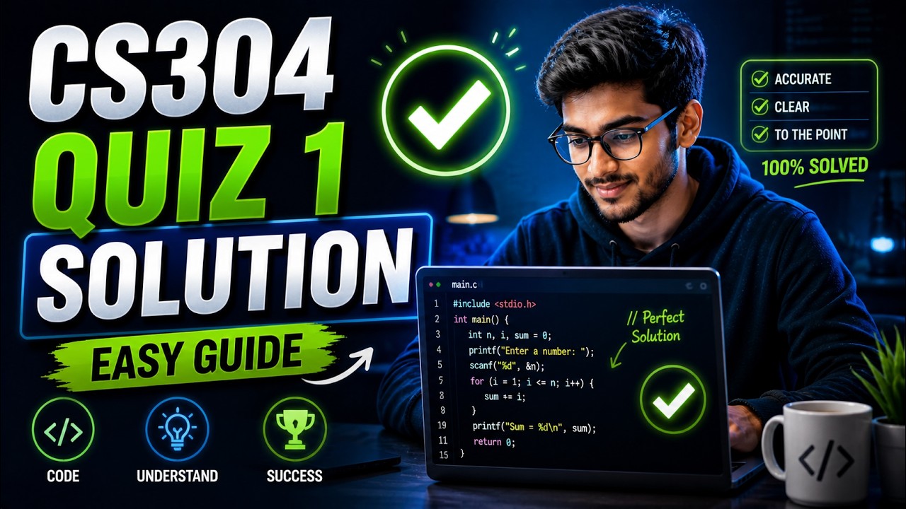 CS304 Quiz 1 Solution 2026 || CS304 - Object Oriented Programming ||  VU Zone