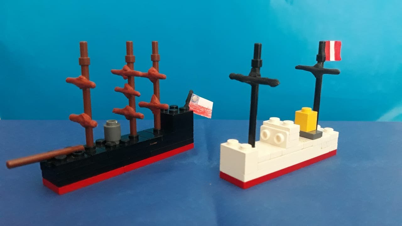El combate naval de Iquique/The naval combat of Iquique| lego stop motion