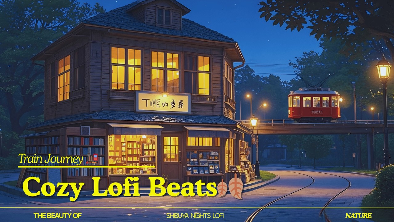 Train Journey 🚂 Cozy Lofi Beats to Unwind & Relax 🍂 Lofi Jazz Hip Hop ~ Lofi Coffee Mix