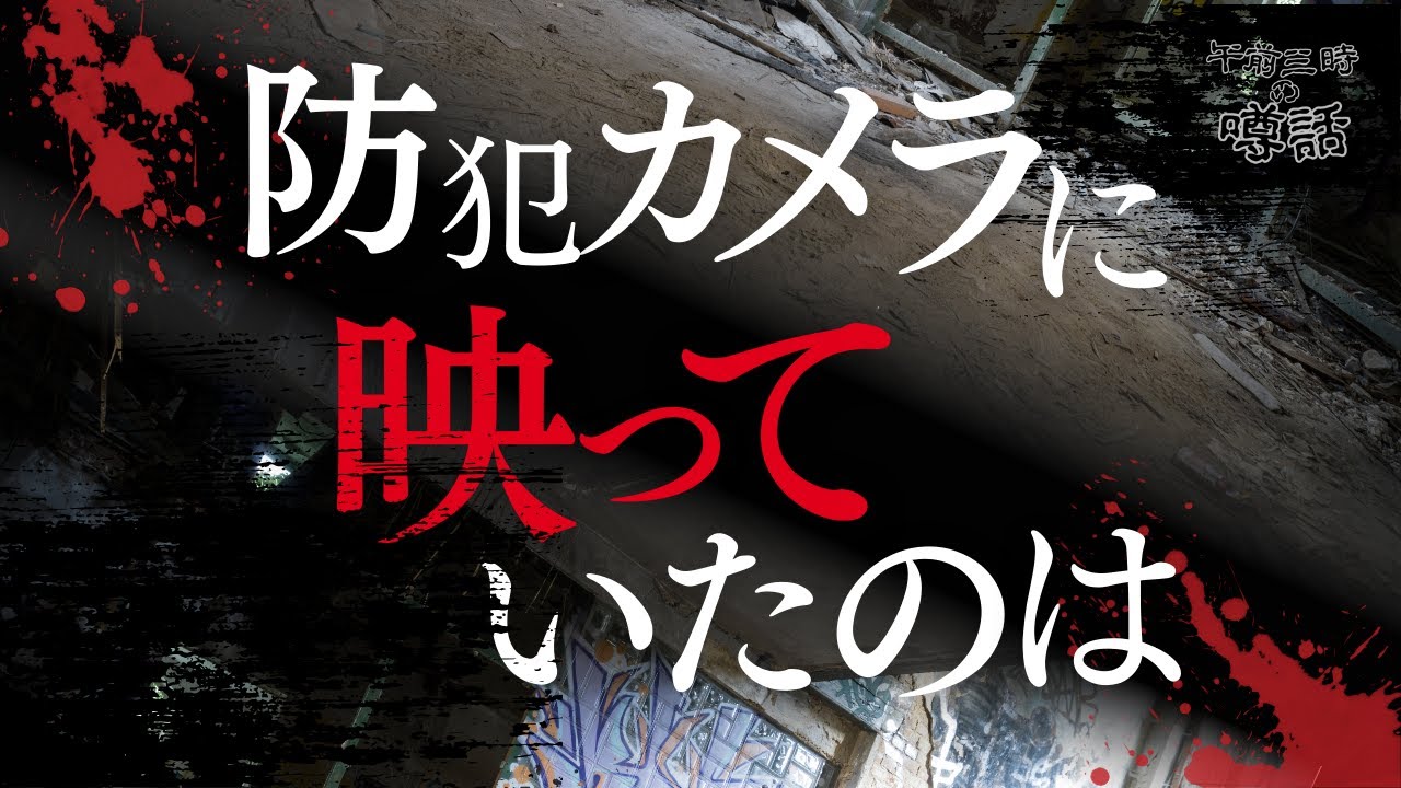 【怪談朗読】防犯カメラに映っていたのは【怖い話・ヒトコワ・都市伝説】