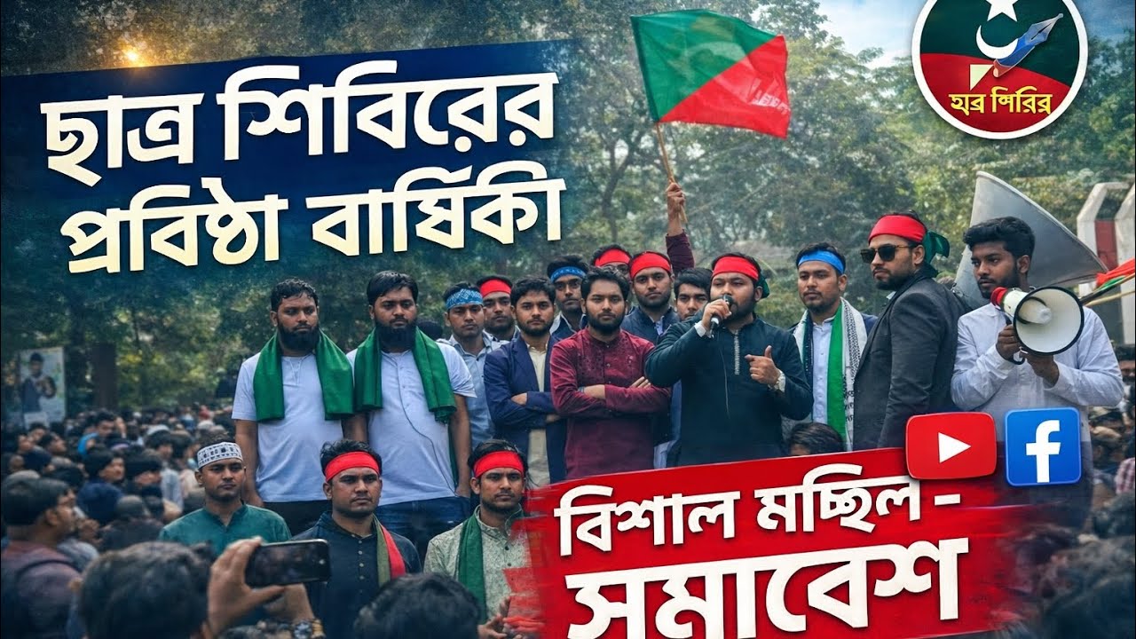 চুয়াডাঙ্গায় ছাত্রশিবিরের প্রতিষ্ঠা বার্ষিকী | বিশাল মিছিল ও সমাবেশ |