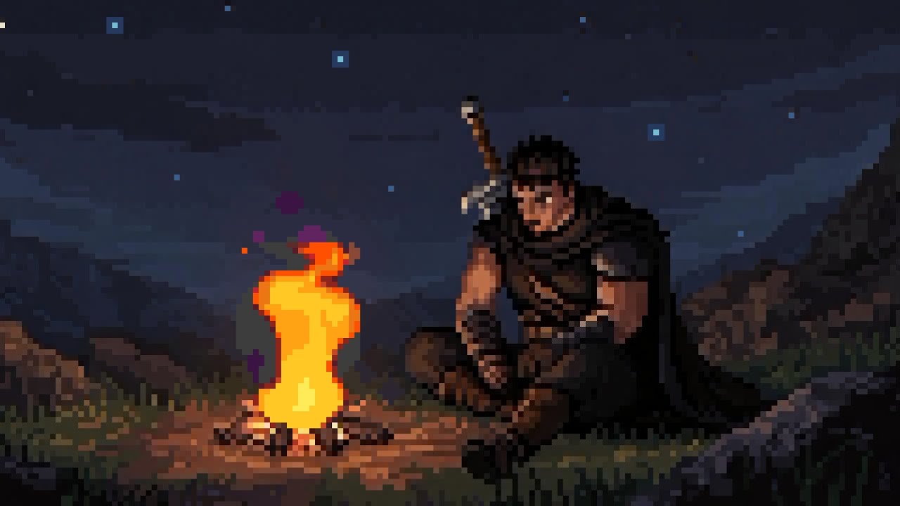 Guts Speech On Trauma | Berserk Motivation | Bonfire Sounds