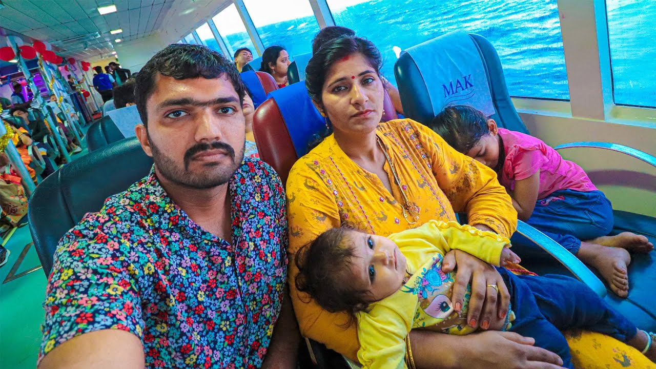 Horrible Ship tour ⛴  बुरे फंसे 😟 दोबारा नहीं चढ़ेंगे  stoped in Emergency - Andaman