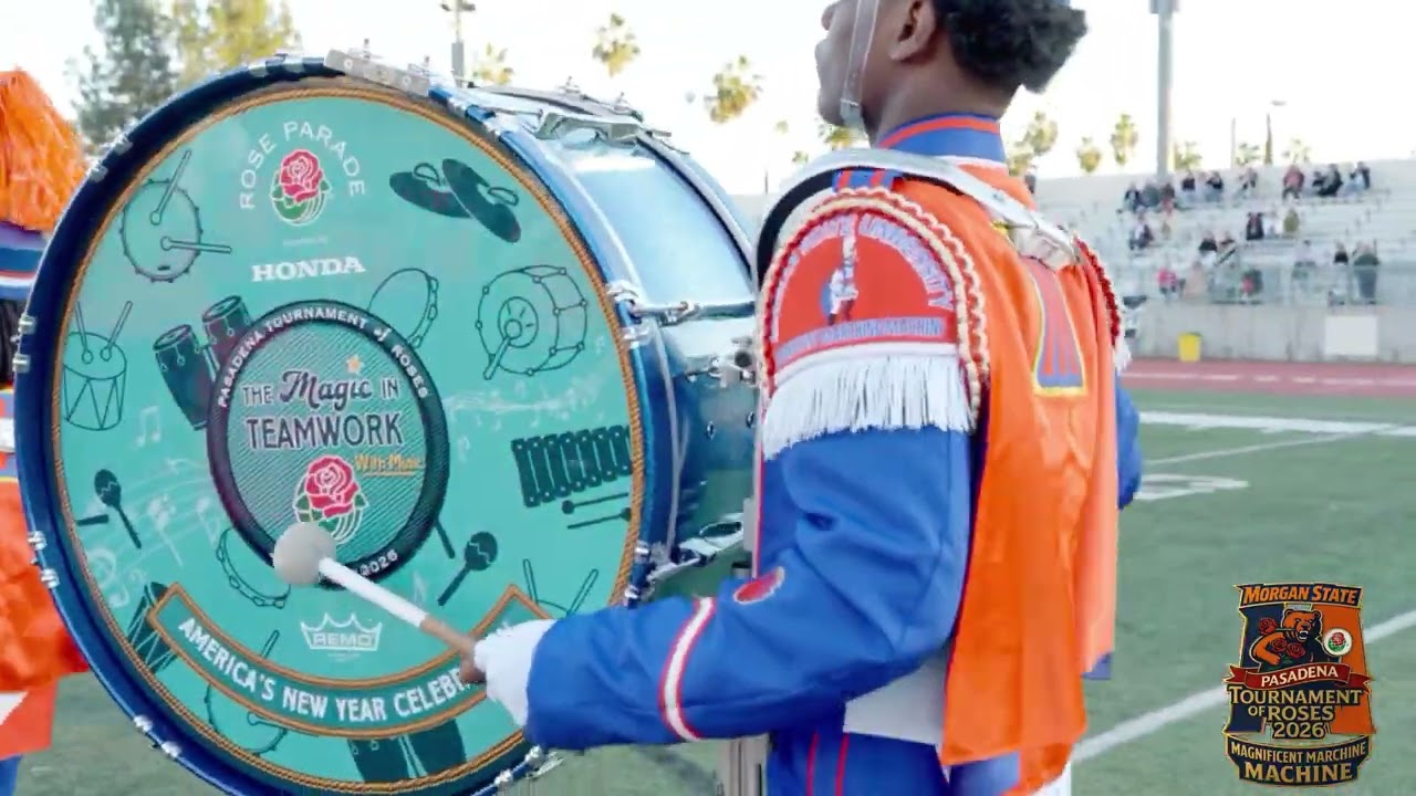 Tournament of Roses 🌹 BandFest 2026 Magnificent Marching Machine Morgan State
