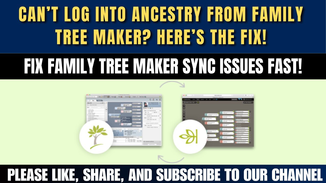 Can&rsquo;t Log into Ancestry from Family Tree Maker? Here&rsquo;s the Fix!