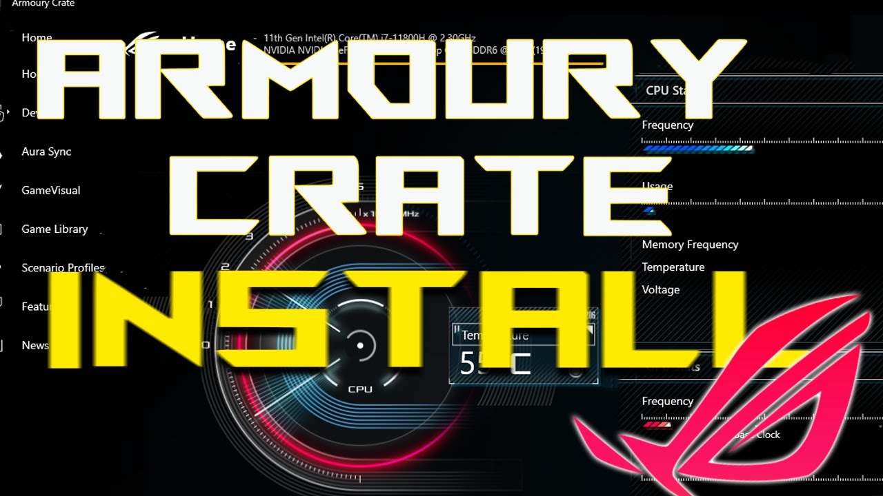 Quick Install Asus Armoury Crate Guide 2024!