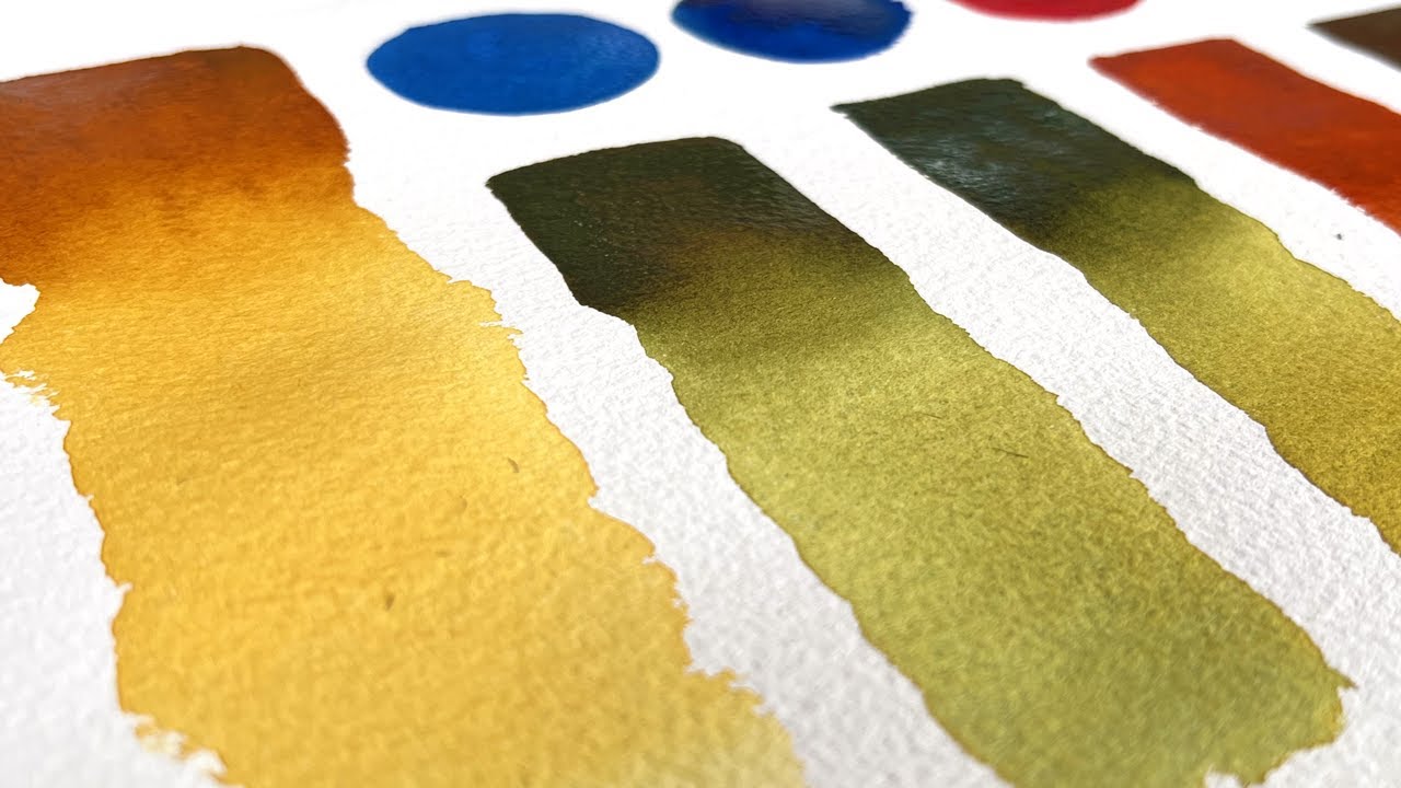 Mélange Couleurs Aquarelle : Or Quinacridone