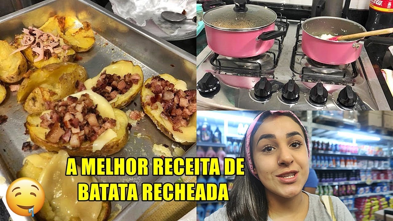 ♡  A MELHOR RECEITA DE BATATA RECHEADA ♡