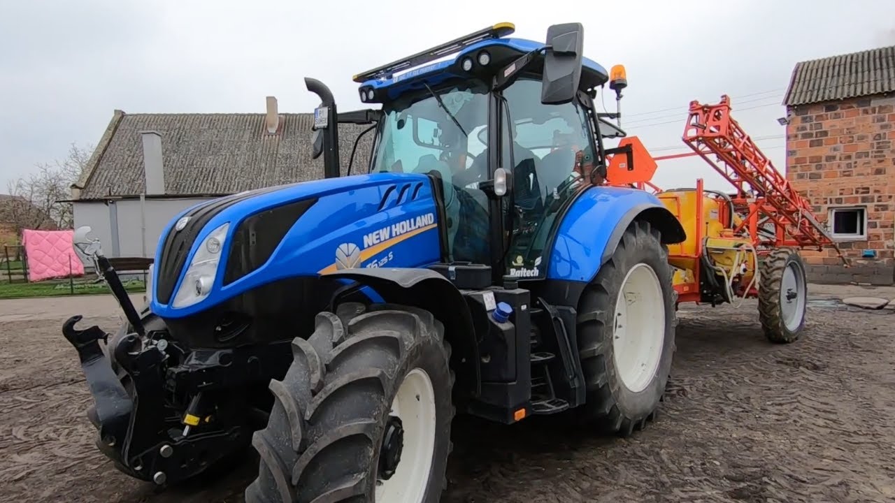 Minął równy rok! 👉New Holland T6 i opryskiwacz Woprol Proton 1500.