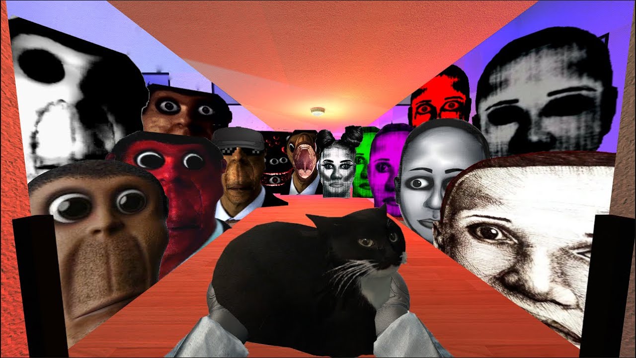Saving Maxwell Cat From Selene Delgado Family And Obunga Family Nextbot Gmod