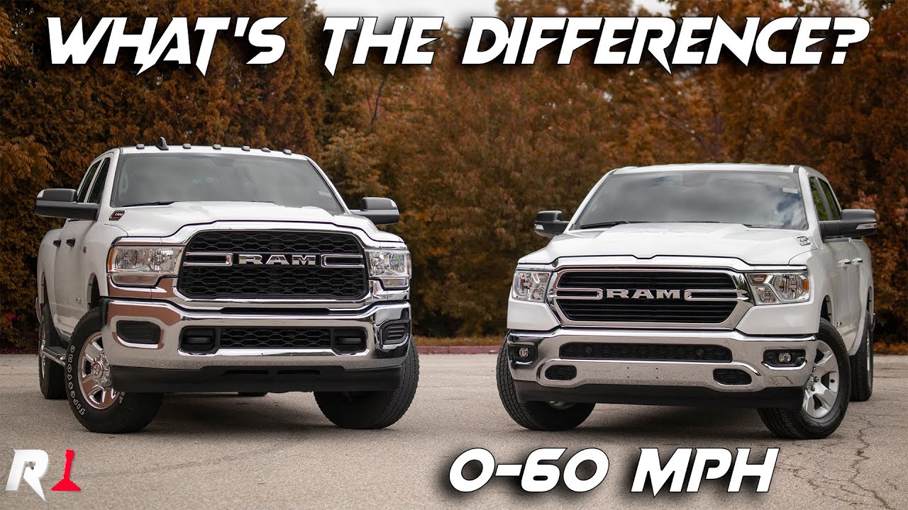 Ram 1500 vs Ram HD 3500 0-60 Test & Comparison!