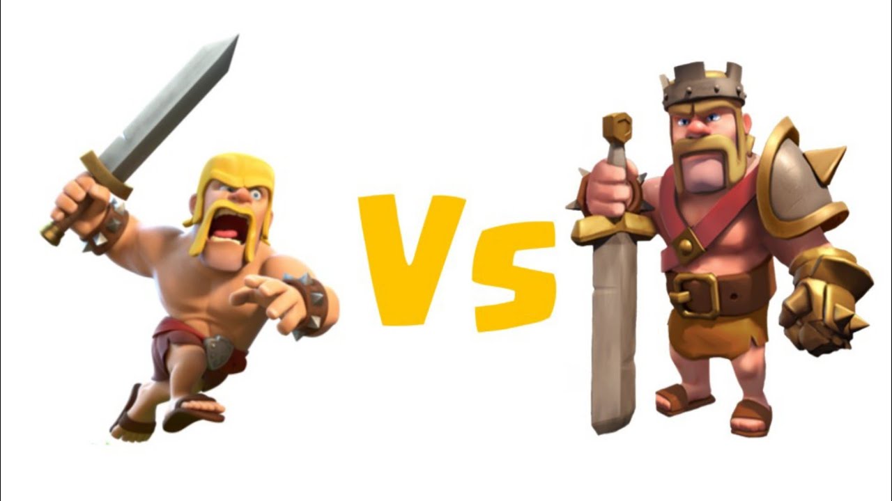 100 barbarians Vs 1 max barbarian king