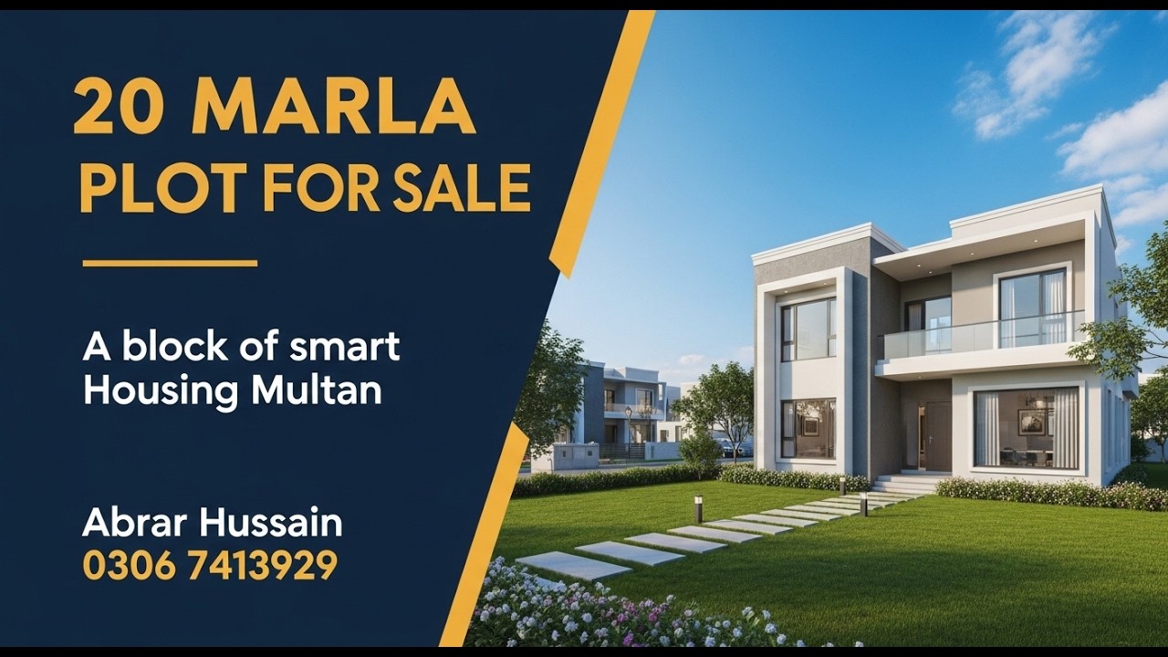 20-Marla Plot for Sale A-Block of SMART HOUSING Nag Shah Chowk Multan Abrar Hussain 0306 7413929