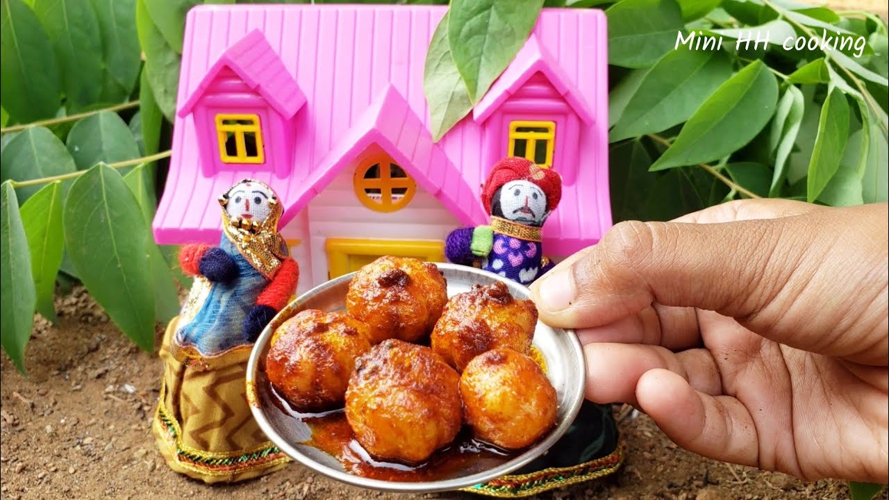 Miniature pickle recipe/star gooseberries pickle/tiny village cooking/mini cooking/Miniature cooking