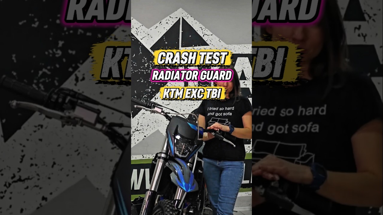 ❗CRASH TEST❗ RADIATOR GUARD FOR KTM EXC/EXC-F 2024-2025 