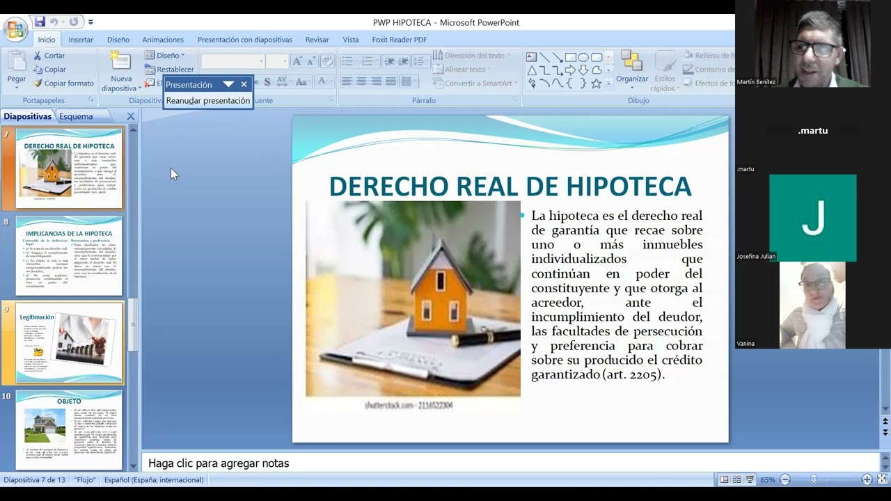 DERECHO REAL DE HIPOTECA. SEGUNDA PARTE
