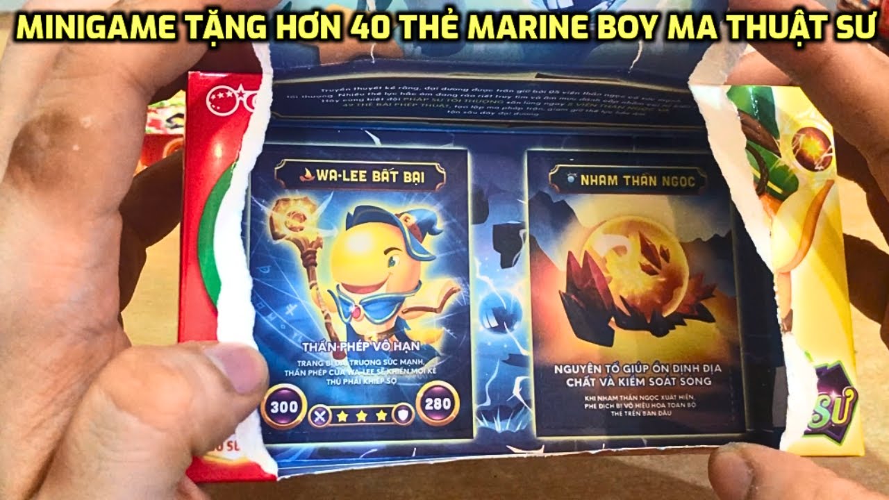 DNT - Mở Lô Bánh Marine Boy Tháng 10 Và Cái Kết - Minigame Tặng Hết Thẻ Cho Fan