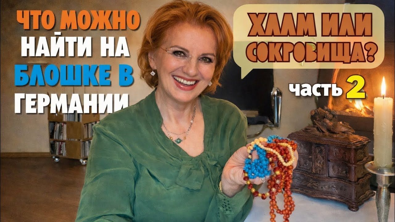 ч. II. Накупила хлама и хвастаюсь🤭Сокровища с блошки и секонд-хендов. Жизнь в Германии.