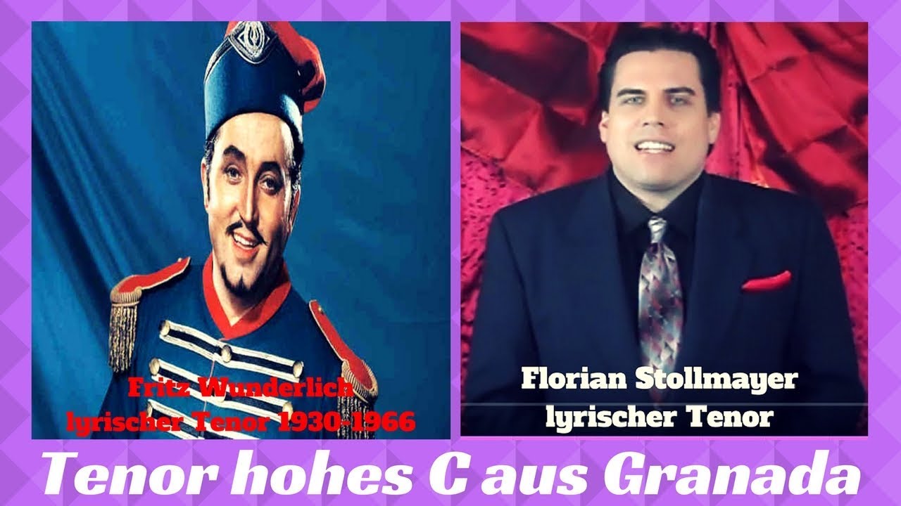 Tenor hohes C aus Granada (Fritz Wunderlich, Florian Stollmayer) TENOR HIGH C!!!