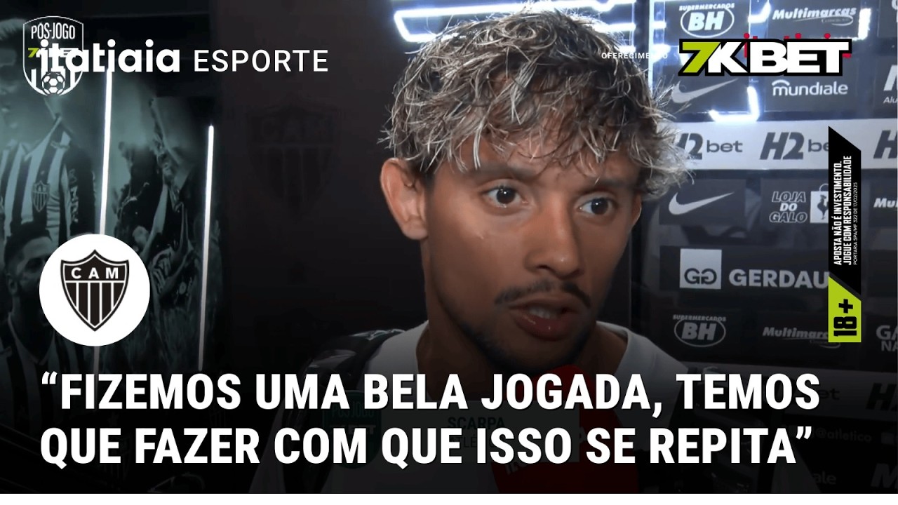 SCARPA FALA SOBRE ENTROSAMENTO COM HULK E DUDU NO ATAQUE E PROJETA CONFRONTO COM GRÊMIO