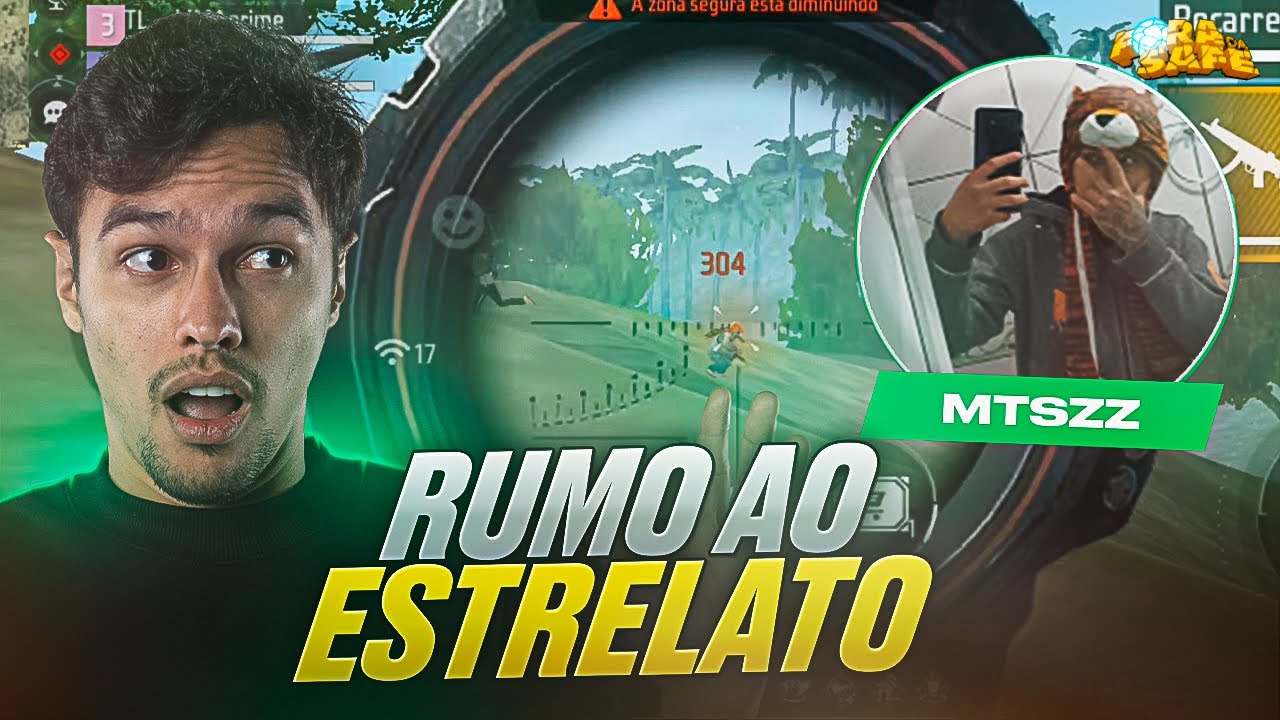 RUMO AO TOPO DO FREE FIRE - MTSZZ - UMA MECANICA DIFERENTE, MAS ME FEZ MT RAIVA!