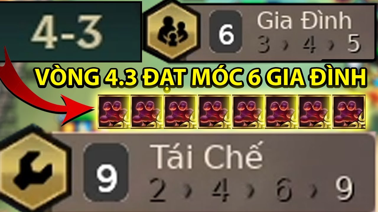 Vòng 4.3 Có Ngay 6 Gia Đình Nổ Hũ Cực Phẩm Kích Hoạt Ngay Mốc 9 Tái Chế Rơi Full Trang Bị Ánh Sáng.