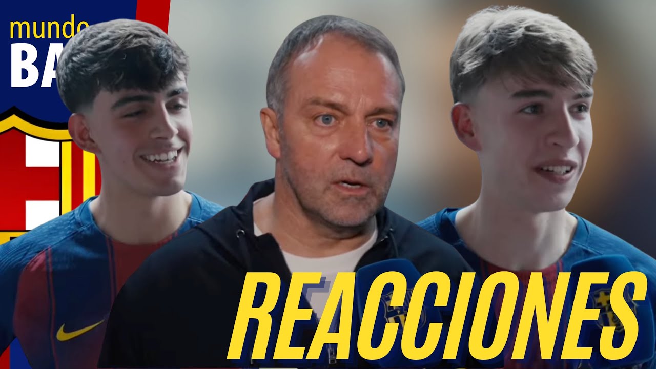 🔥 REACCIONES de CASADÓ, BERNAL, MARQUÉS  Y FLICK tras la VICTORIA ante el Mallorca (3-0)