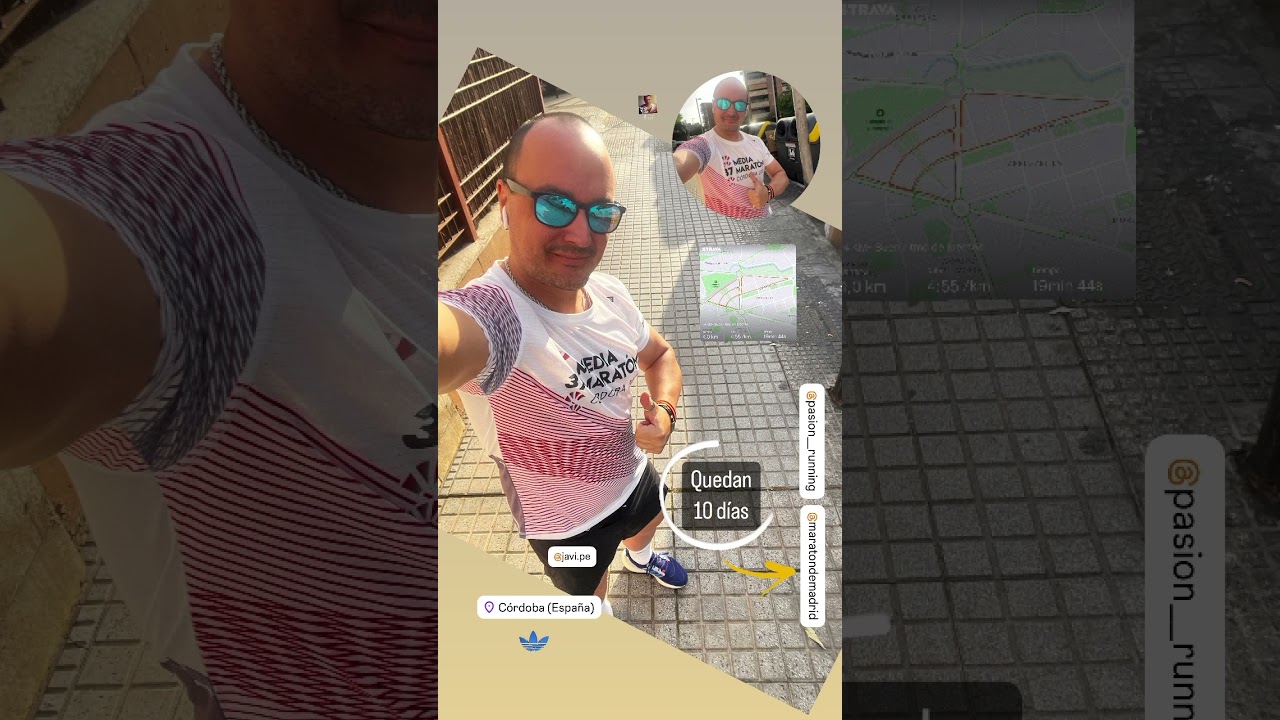#buenasnoches #4km #buenritmo #quedan10d&iacute;as @maratondemadrid #cordoba🇪🇸