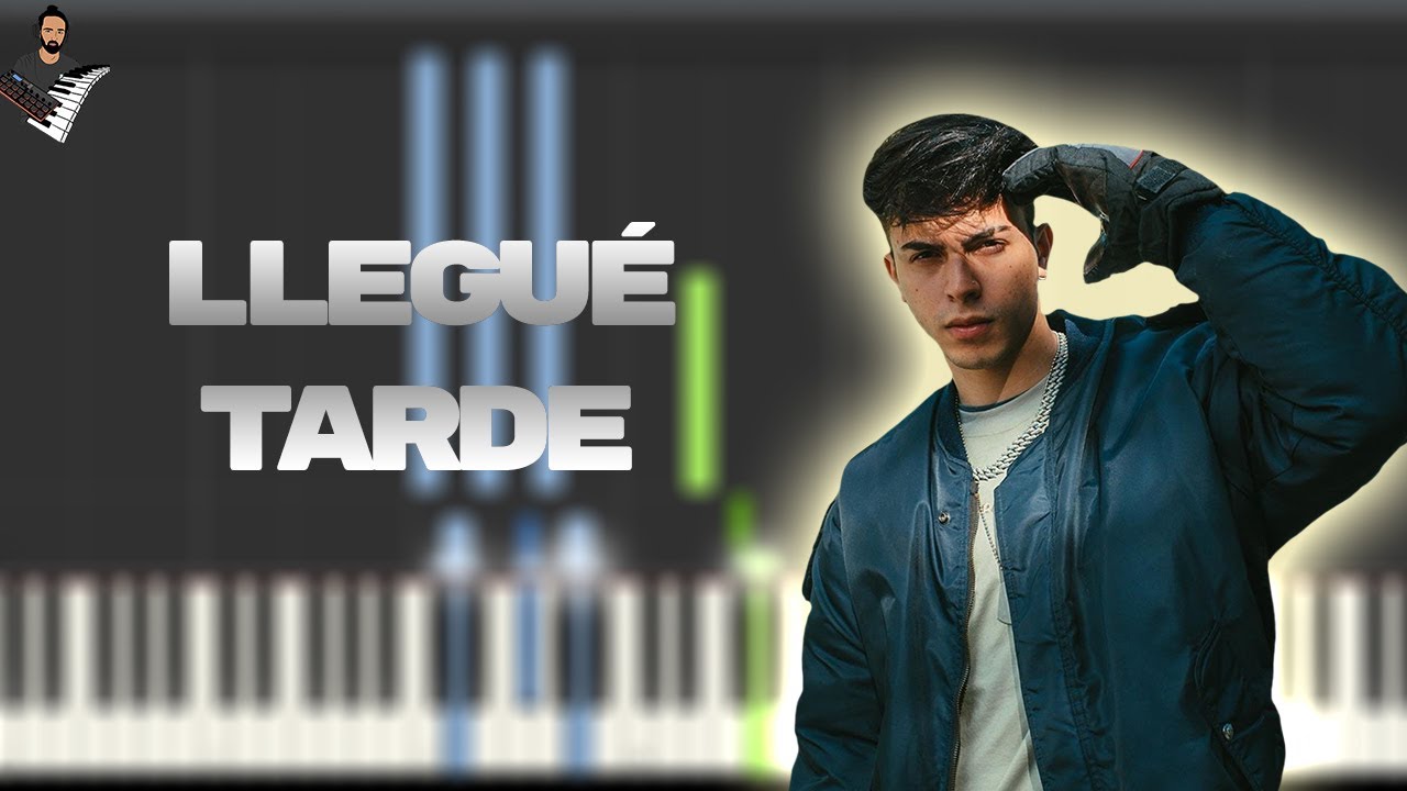 Rusherking - I was late | Piano Tutorial + Sheet Music / Karaoke / MIDI by CesarFullHDMusic