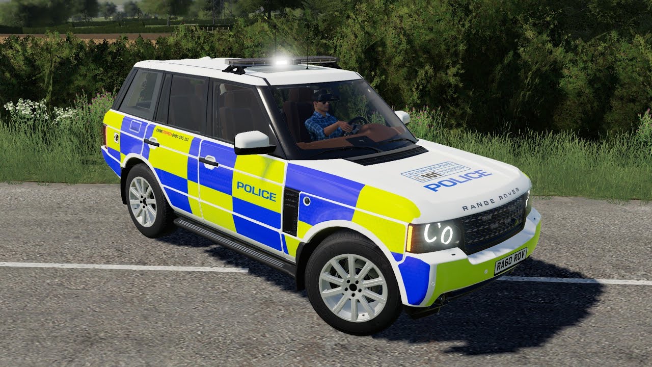 Range Rover UK Police - Farming Simulator 2019 - British Police Car [FS 19 LS 19 Car Vehicle Mod]