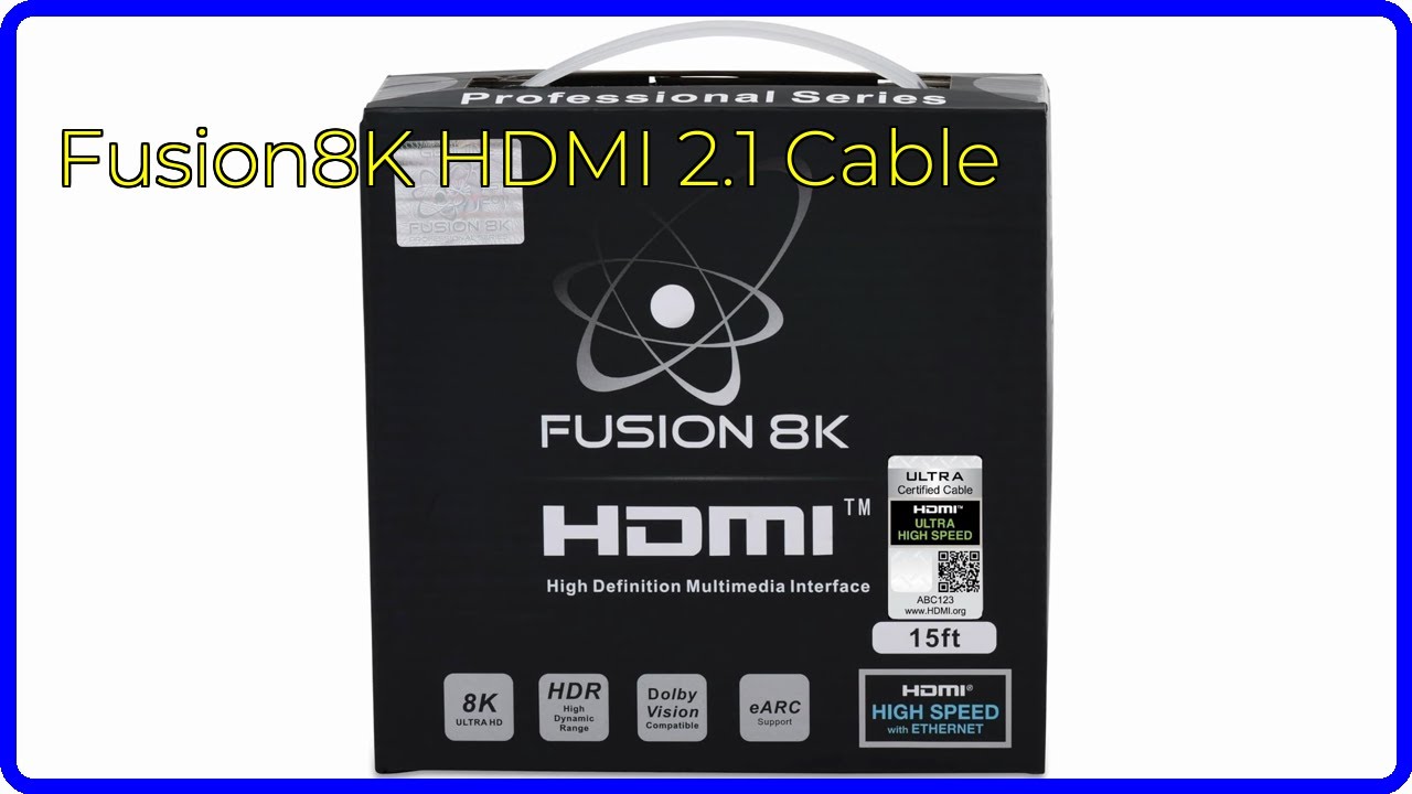 REVIEW (2026): Fusion8K HDMI 2.1 Cable. First Look.