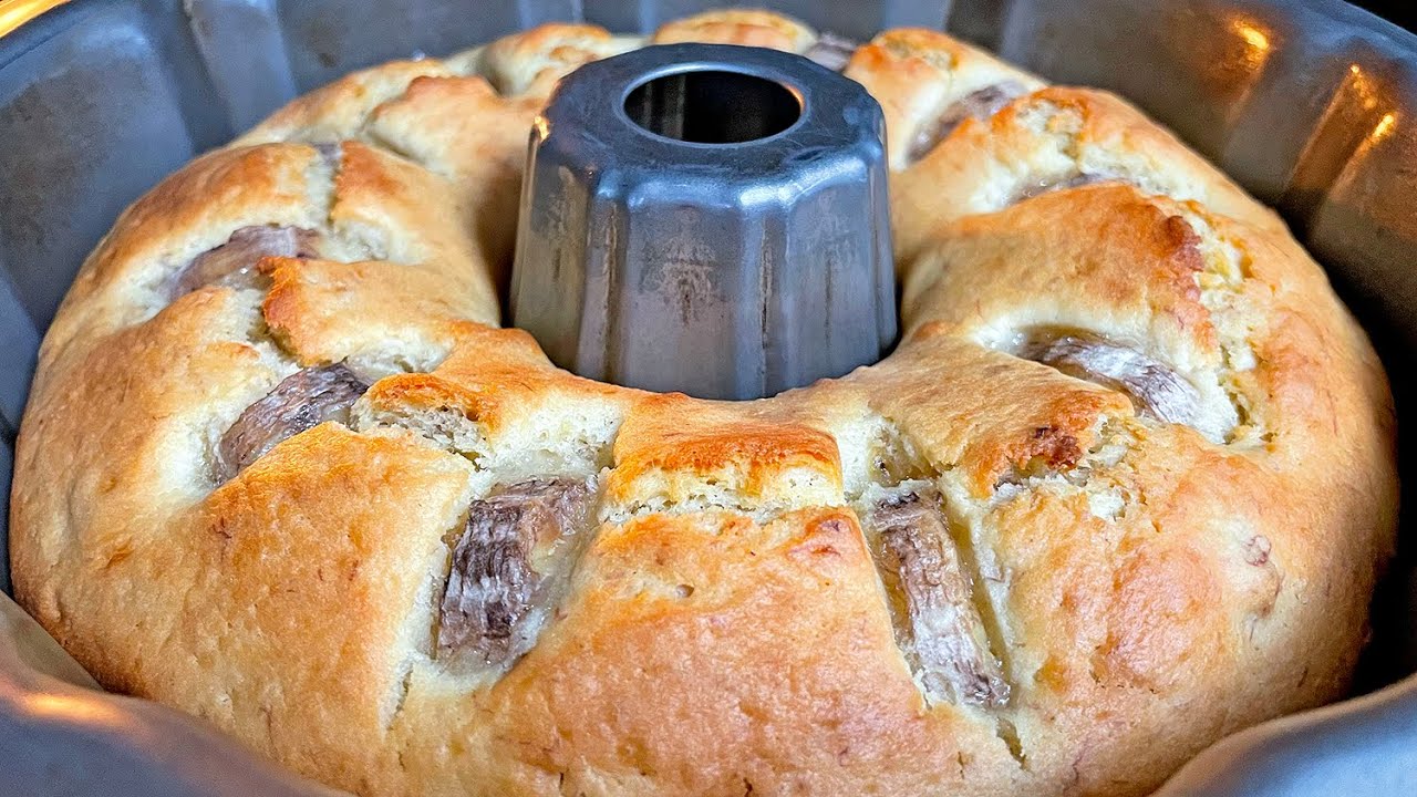 Самый вкусной банановый торт за 5 минут! Я готовлю это каждый день! Просто и вкусно