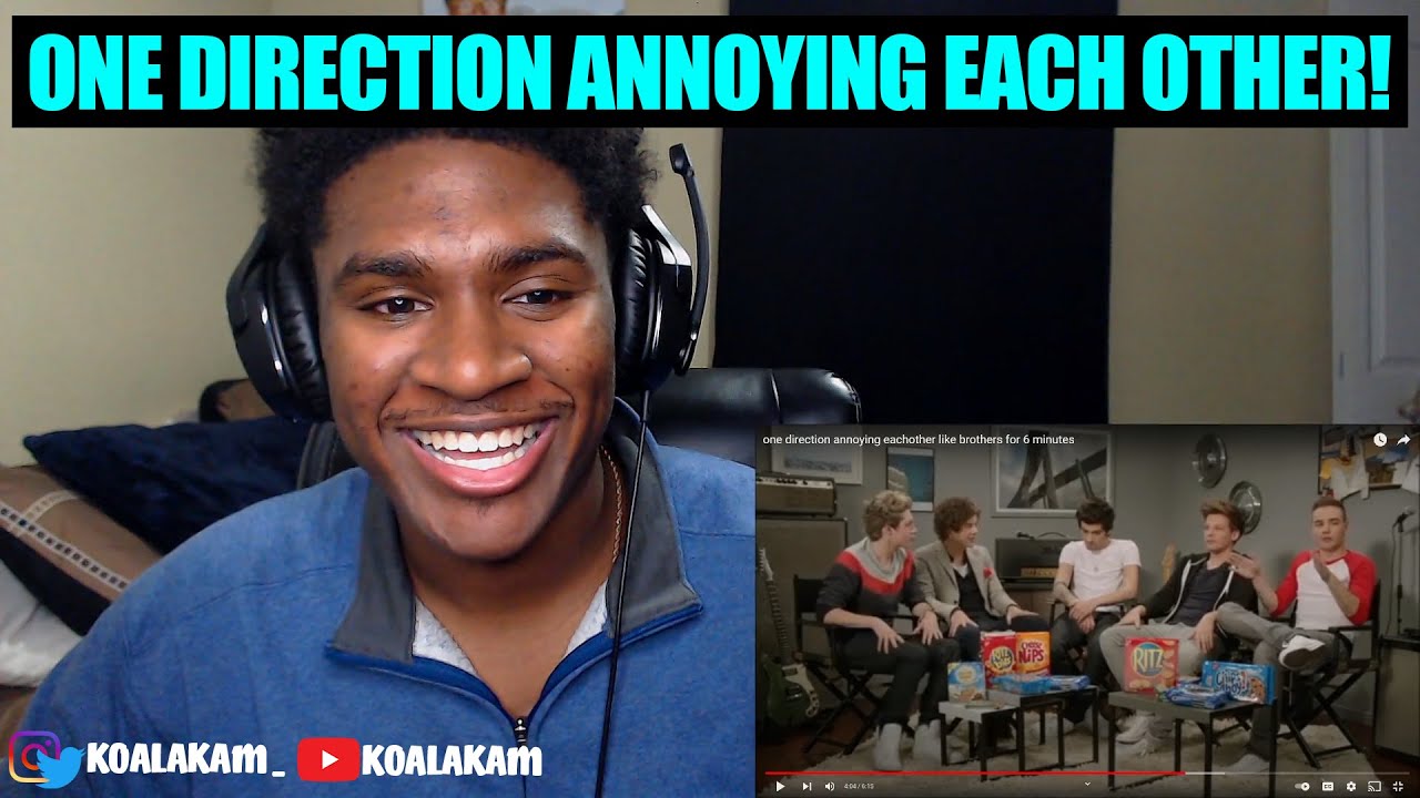one direction annoying each other like brothers for 6 minutes (REACTION!)