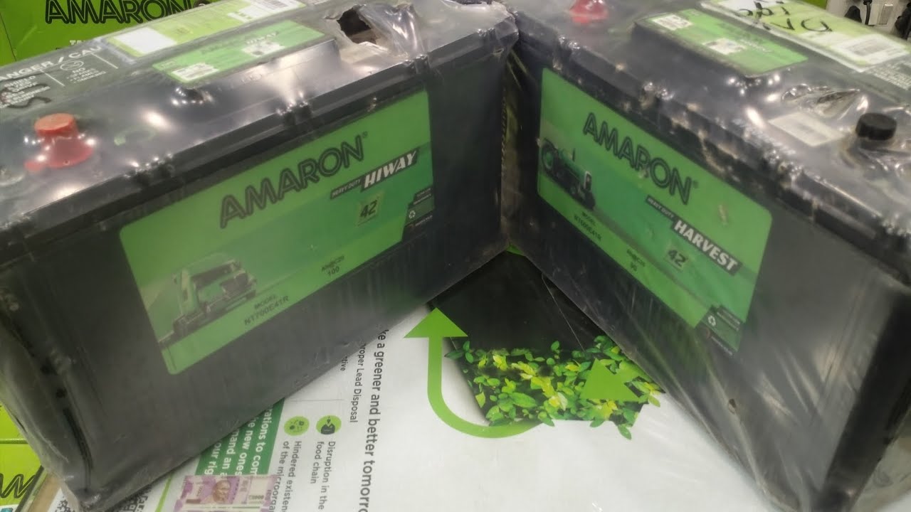 amaron 90ah or  100 ah battery