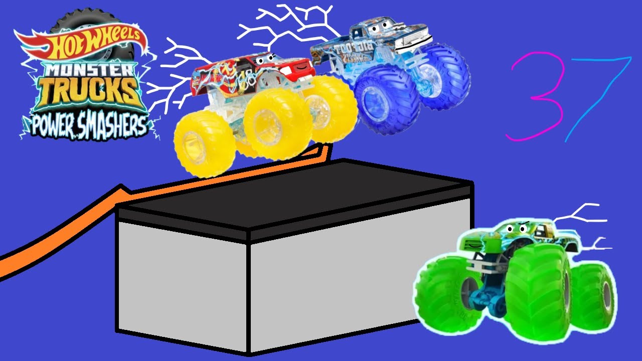 Hot Wheels Monster Trucks Episode 37: Power Smashers!