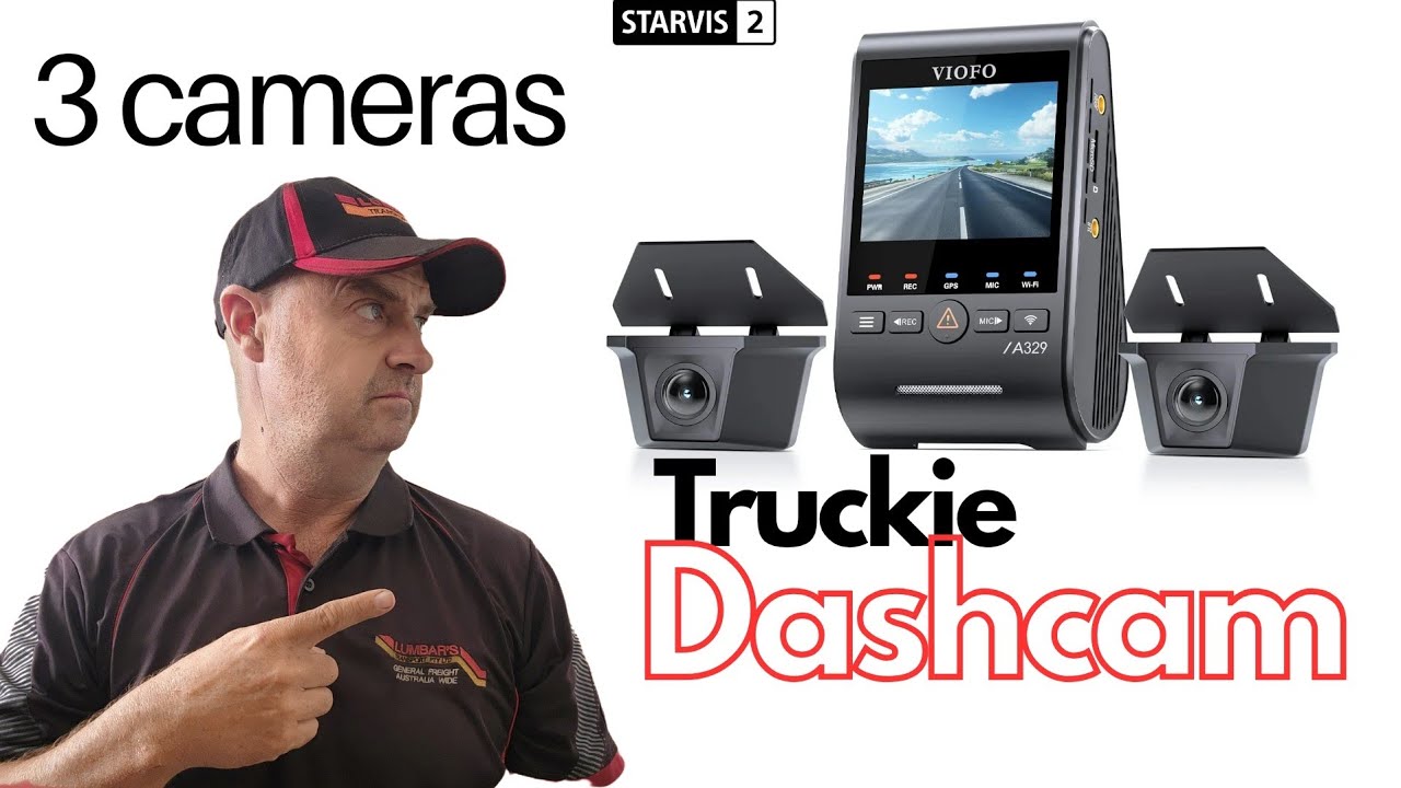 Truckies Dashcam VIOFO A329WW 3CH Waterproof