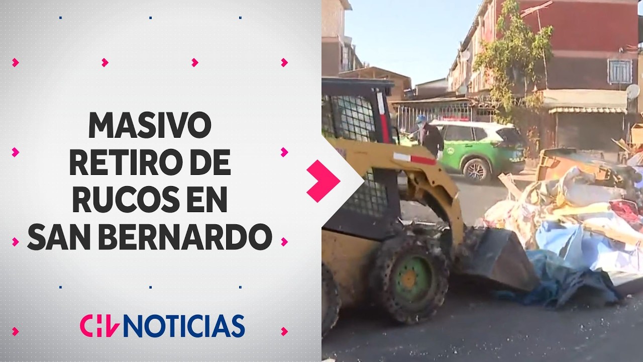 Masivo desalojo de 30 rucos en San Bernardo: Vecinos acusan peleas, asaltos y robos en el sector