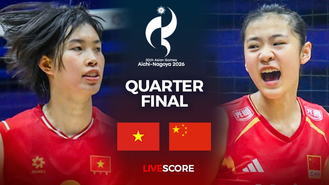 Vietnam vs China - Quarter Final | 2026 ASIAN GAMES WOMEN'S VOLLEYBALL | LIVE SCORE