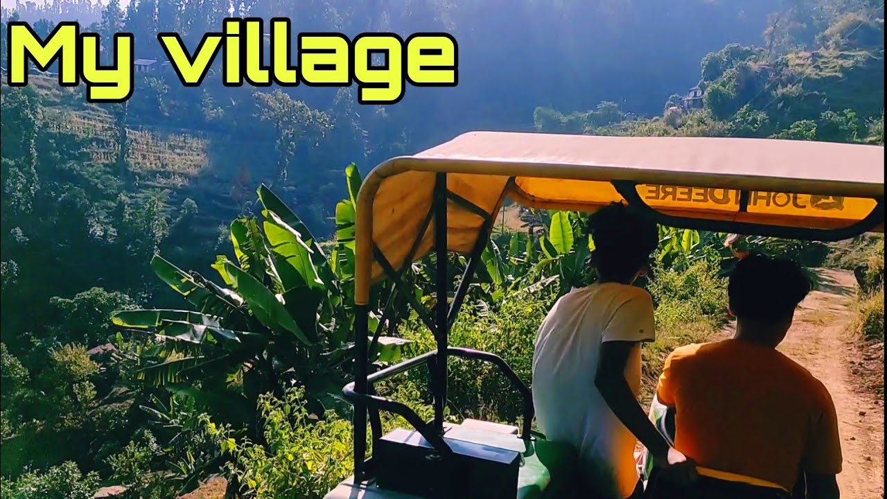 गाउँको बाटोमा टयाक्टर गुडाउदै  || tractor vlog in nepal || tractor driver in nepal ||  tractor vlog