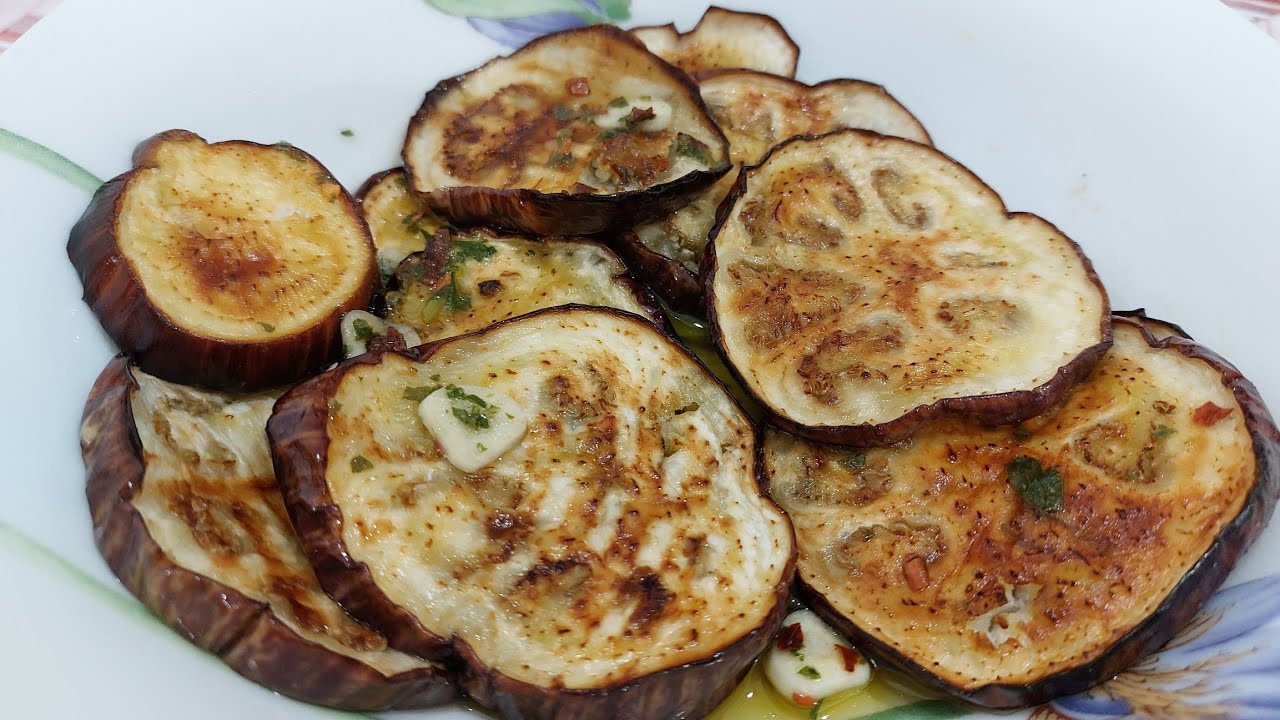 MELANZANE GRIGLIATE ....SI MA CON LA FRIGGITRICE AD ARIA