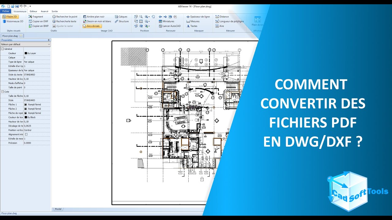 Comment convertir des fichiers PDF en DWG/DXF ? (FRANÇAIS)