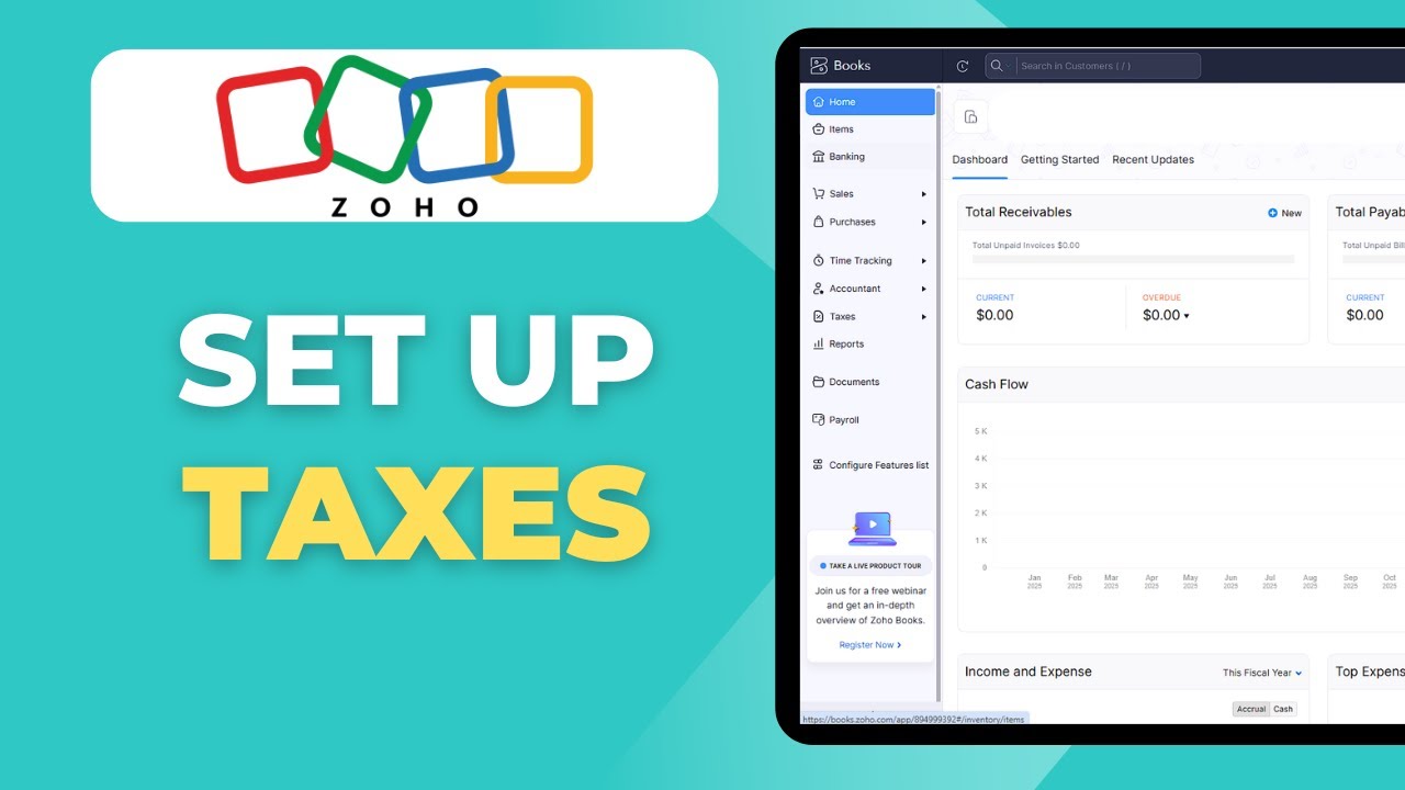 How To Set Up Taxes in Zoho Books (Full 2025 Guide)