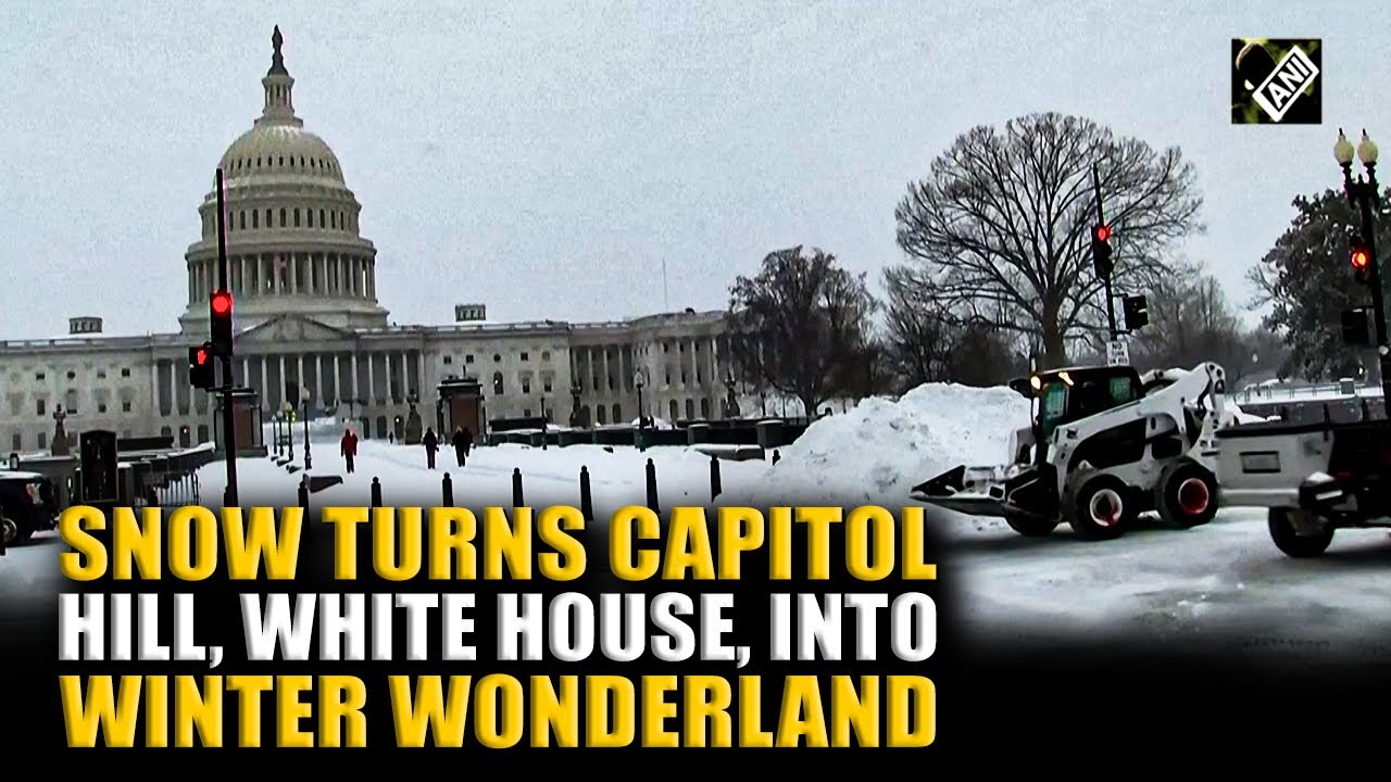 Snow-covered White House, Capitol Hill into winter wonderland as US braces for massive snow storm