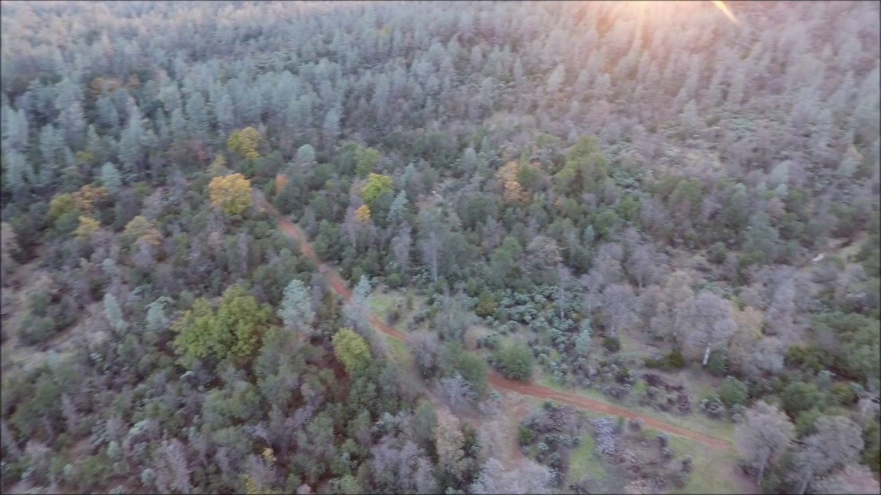 Shasta County Land drone video - 199 acres as two parcels, Redding, CA