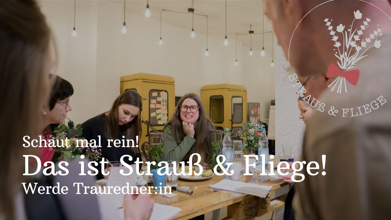 Trauredner:in bei Strauß & Fliege: Der schönste (Neben)-Job der Welt