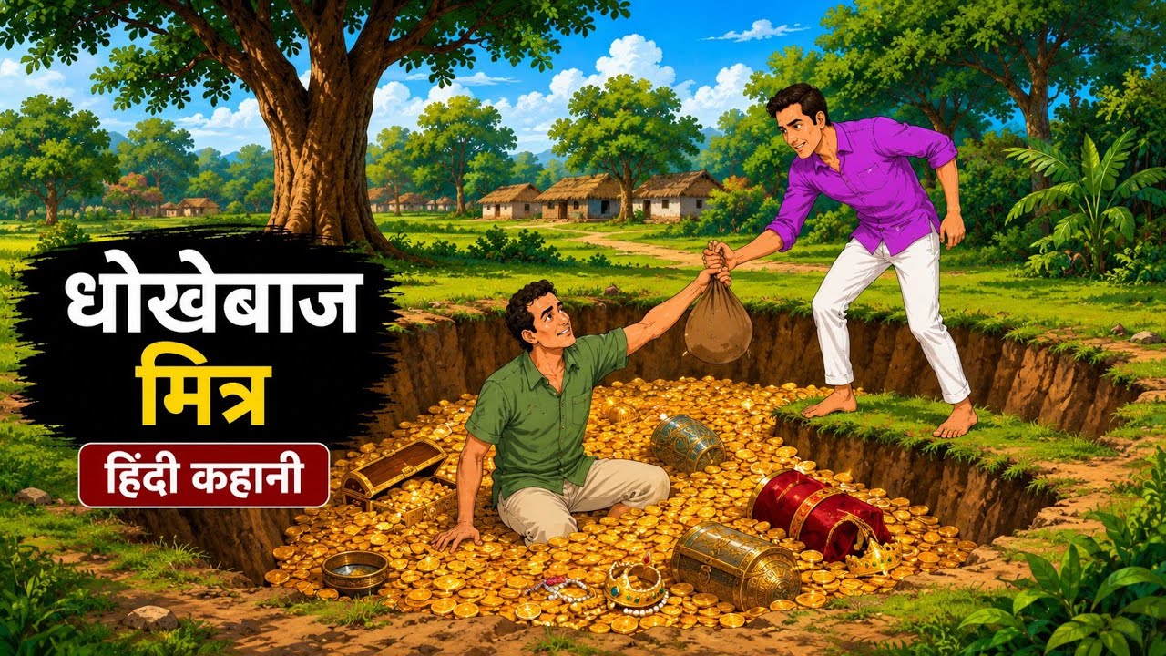 धोखेबाज मित्र | Dhokhebaaz mitra | Hindi Story | Hindi Kahani | Moral Stories | cartoon story |