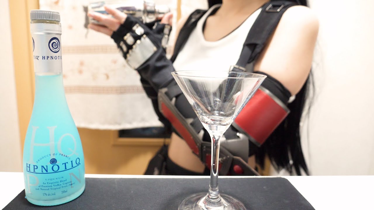 *ASMR*ティファのコスプレでカクテルをつくる音 Shaker Sound*囁き声*